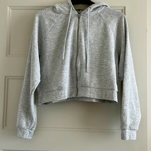 Dynamite cropped zip up sweater